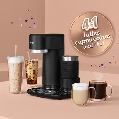 Mr. Coffee Single-Serve Iced and Hot Coffee Maker & Blender with 2 Tumblers  