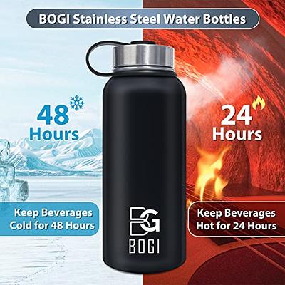 Stainless Steel Hot & Cold Double Wall Vacuum Sports Bottle Flask