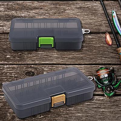 Lure Bait Organizer PP Plastic Translucent Fishing Tackle Box