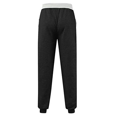 Amazon.com: ZSCWH Men's Winter Warm Comfortable Sweatpants Fleece Lined  Jogger Athletic Track Pants Black : Clothing, Shoes & Jewelry