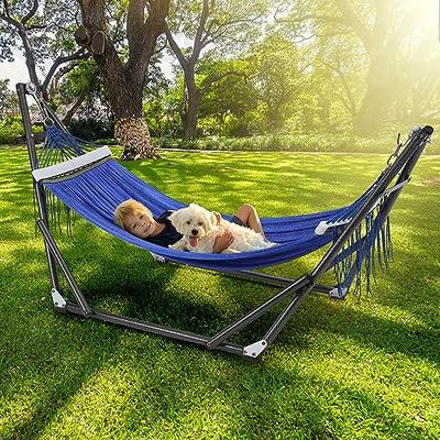 Goutime Kids Hammock with Stand Included,Foldable Hammocks Stands