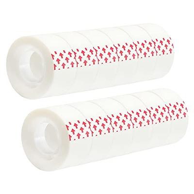 Double Sided Tape Refill Rolls, 6 Count with Desktop Dispenser