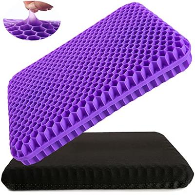  Purple Seat Cushion-Non-Slip Orthopaedic Gel & Memory