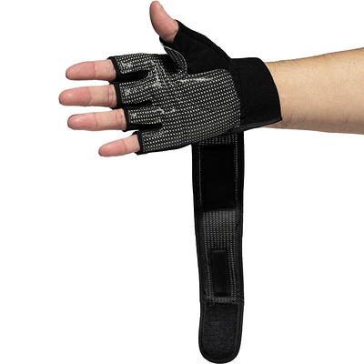 FitRx Grip Wraps, 12” Nylon Workout Gloves with Weightlifting