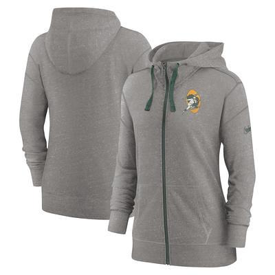 Philadelphia Eagles Nike Women's Gym Vintage Full-Zip Hoodie - Heather  Charcoal