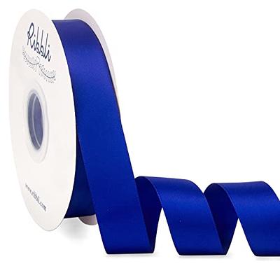 50 Yards Solid Royal Blue Double Faced Satin Ribbon 1.5 Inches Wide 