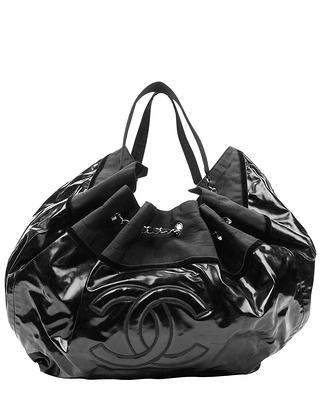 Chanel Black Patent Leather CC Large Hobo Bag (Authentic Pre-Owned) - Yahoo  Shopping