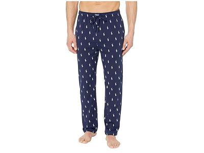 Polo Ralph Lauren Knit Jersey Covered Waistband PJ Pants (Cruise Navy/Nevis All  Over Pony Player) Men's Pajama - Yahoo Shopping