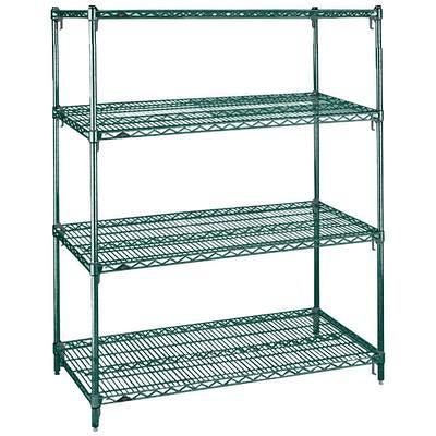 Metro Super Adjustable 2 Wire Shelving - 5-Shelf Unit, Stainless Steel (48  X 74 X 24D)