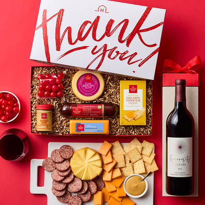 Thank You Red Wine Gift Box