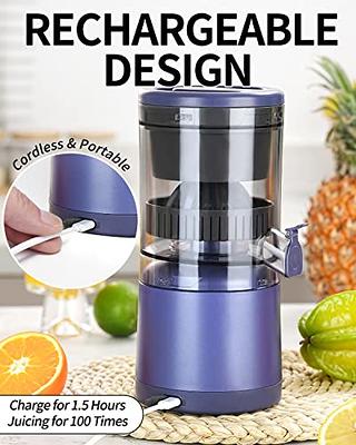 Citrus Juicer Machines Rechargeable - Portable Juicer with USB and Cleaning  Brush for Orange, Lemon, Grapefruit - Yahoo Shopping