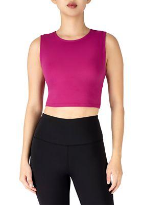 Yogalicious Women's Racerback Cropped Tank Top 