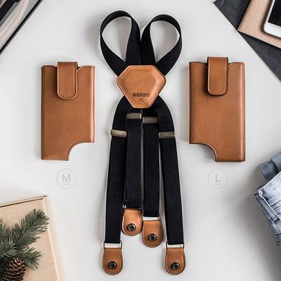 Shoulder Holster for Two Phones Leather Body Bags and Suspender for 2  Phones (kit without wallet) - XXLarge+XXLarge/Green (Waxed)/Leather - Yahoo  Shopping