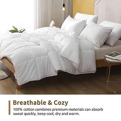 Microfiber Down Alternative Comforter (Full/Queen) White