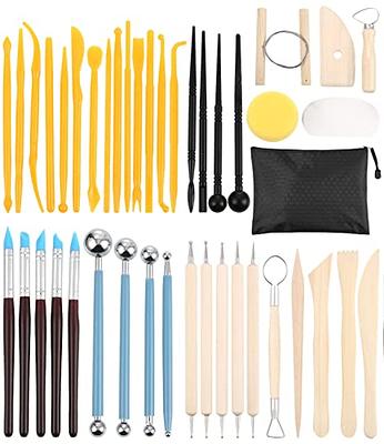 Evwoge 8 Pcs Ceramic Clay Tools Set, Clay Wax Pottery Tool Kit Ceramics Wax  Carving Sculpting Modeling Tools Ceramic & Pottery Tools Pottery Molding  Tools