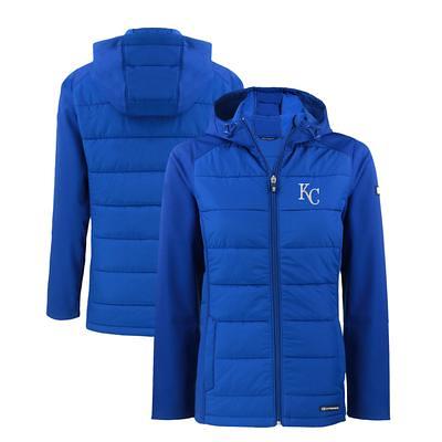 Kansas City Royals Cutter & Buck Charter Eco Recycled Full-Zip Vest - Gray