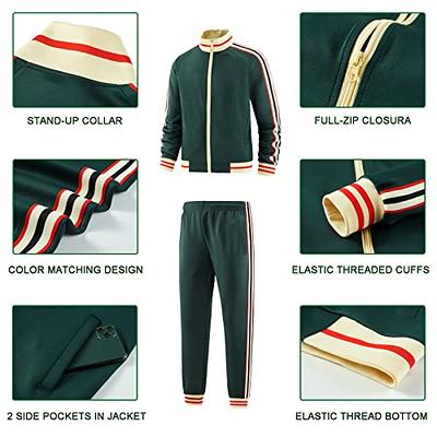 Men's Tracksuits 2 Piece Outfit Sweat Suit Casual Jogging Suits Athletic  Set