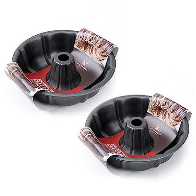 ObiozZ 8 inch heart-shaped cake pan set of 2, heart-shaped cake