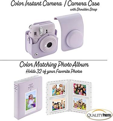 Fujifilm Instax Mini 12 Instant Camera with Case, 20 Fuji Films, Decoration  Stickers, Frames, Photo Album and More Accessory kit (Lilac Purple)