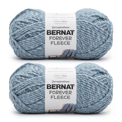 Bernat® Blanket™ #6 Super Bulky Polyester Yarn, Overcast 10.5oz/300g, 220  Yards (4 Pack)