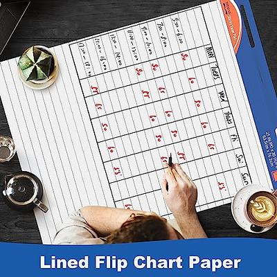 Sticky Easel Pads Large Lined Flip Chart Easel Pads Bulk, 25 x 30 Inches  Jumbo Self Stick Flip Chart Papers for Teachers School Classroom Office  Meeting (6) - Yahoo Shopping