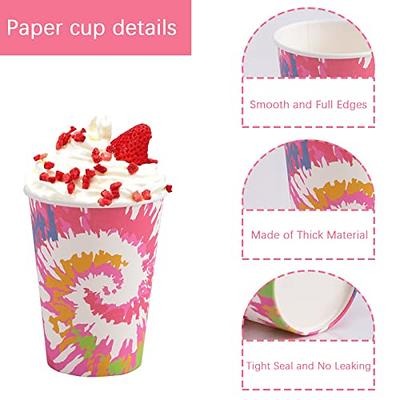 Turbo Bee 12 oz Disposable Paper Cups,270 Pack Paper Coffee Cups,Disposable Hot Drinking Cups