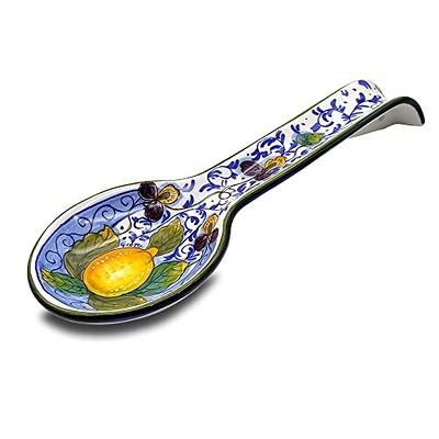 Spoon Rest Spoon Holder for Stove Top, Ceramic Spoon Rest for