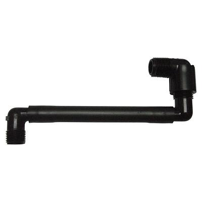 Master Flow 6 in. x 6 in. Black Stove Pipe Elbow BA90E6 - The Home Depot