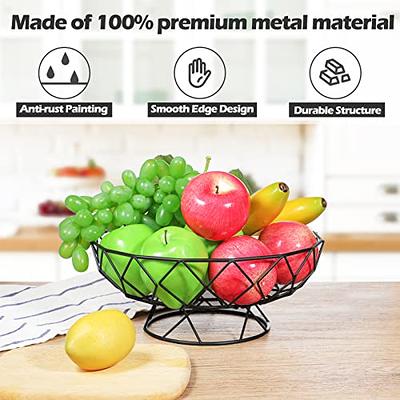 2 TIER FRUIT BASKET FOR KITCHEN CERAMIC SERVING BOWLS FRUTEROS PARA COCINA  LARGE