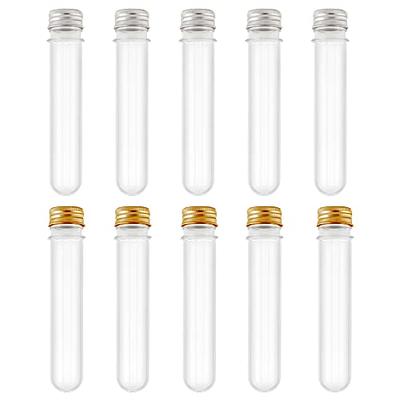 10 Pcs 45ml Plastic Test Tubes, 25 x 140mm Clear Plastic Test Tubes, with  Screw Caps, for Scientific Experiments, Bath Salts, Candy Storage, Party  Favors. - Yahoo Shopping
