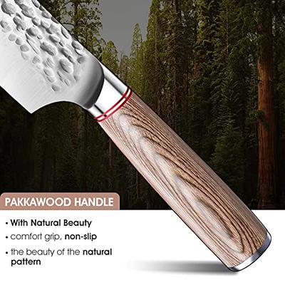 Huusk Knives, Butcher Knife for Meat Cutting, Hand Forged Meat Cleaver  Knife, Japanese Knife High Carbon Steel Meat Cutting Knife, Outdoor Cooking