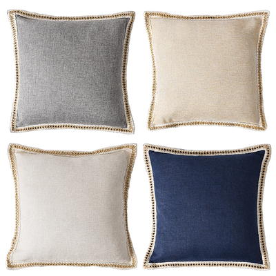 Throw Pillow Covers - Decorative Pillows For Couch Set Of 2 Rustic Burlap  Linen Cushion Cover Large Accent Pillowcase For Bedding, Home Decor, Sofa,  - Yahoo Shopping