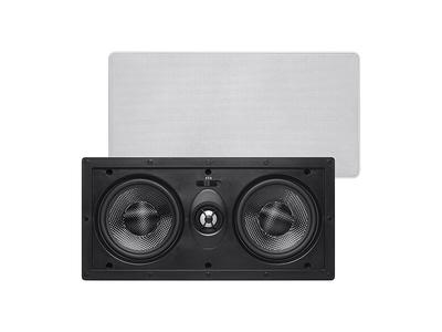 Monoprice Alpha In-Wall Speaker Center Channel Dual 5.25in Carbon