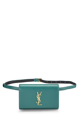 YSL - Green Calfskin Kate Belt Bag - Yahoo Shopping