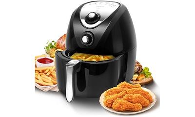 Costway 6.5QT Air Fryer Oilless Cooker w/ 8 Preset Functions&Smart