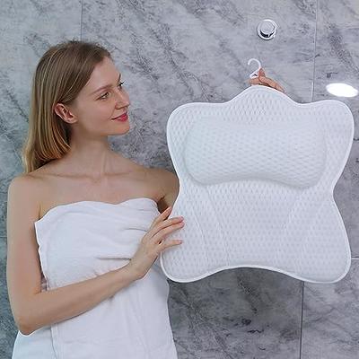 Efforest Bath Pillows for Tub Neck and Back Support | Full Body Bath Pillow with Headrest | Bath Cushion Lumber Pillow for Shower | Spa Bathtub