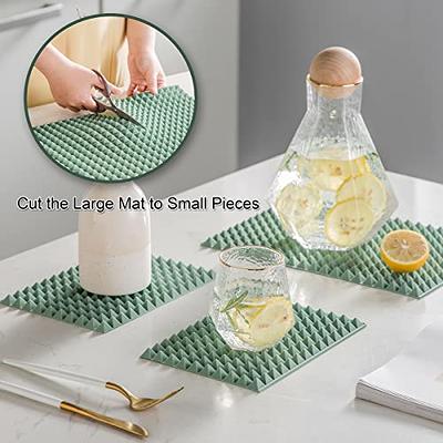 Colinda Silicone Dish and Cup Drying Mat - Extra Large Trivet for