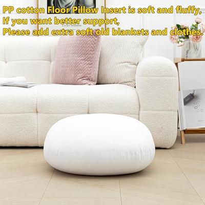 SHAGGY Floor Cushion EXTRA LARGE Size Sitting Soft Floor Pillow