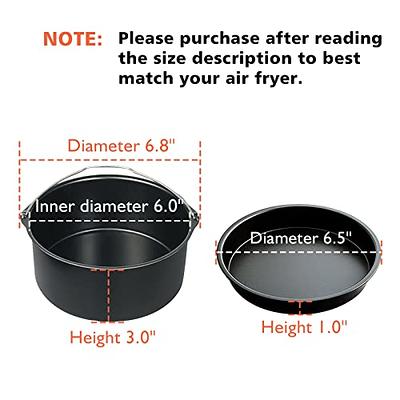  Silicone Air Fryer Liner for COSORI 5.8Qt Air Fryer Oven,  Non-Stick Reusable Air Fryer Silicone Basket Silicone Pot Parchment Liners  Compatible with COSORI CP150-AF COSORI Pro Air Fryer Oven Combo 