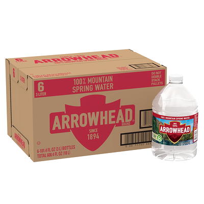 ARROWHEAD Brand 100% Mountain Spring Water, 8-ounce mini plastic bottles  (Pack of 12) 