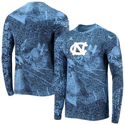 Carolina Panthers Nike Sideline Lockup Performance Long Sleeve T-Shirt -  Blue