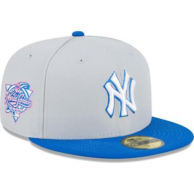 Men's New Era Blue/Orange York Yankees Vice Highlighter 59FIFTY Fitted Hat