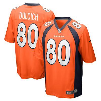 Nike Russell Wilson Orange Denver Broncos Alternate Game Jersey