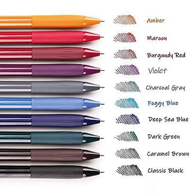 WRITECH Retractable Gel Pens Quick Dry Ink Pens Fine Point 0.5mm
