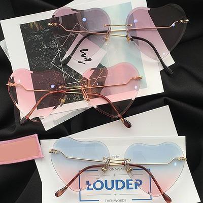 Women's Fashion Rimless Sunglasses from Apollo Box