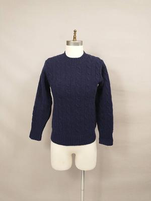 Vintage Deans Shetland Wool Pullover Sweater Crewneck Dark Navy Blue Cable  Knit Seventies Traditional Crew Neck Unisex - Yahoo Shopping