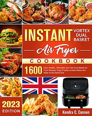 NCYOEW Air Fryer Liners for Dual Basket Air Fryer,Non-Stick Air Fryer  Disposable Paper Liner Parchment Paper for Ninja 2-Basket Air Fryer,Instant  Vortex Plus XL 8-quart Dual Basket Air Fryer - 100Pcs 