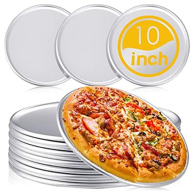 12 Pieces Pizza Pan Bulk Restaurant Aluminum Pizza Pan Set Round