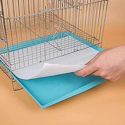 Gigicloud 100 Pieces Bird Cage Liner Paper, Disposable Bird Cage Paper  Liners Precut Absorbent Fecal Tray Cages Cushion Pad Mat Cuttable Pet  Animal Cages Cushion for Bird Parrot, 8.5'' X 6'' 