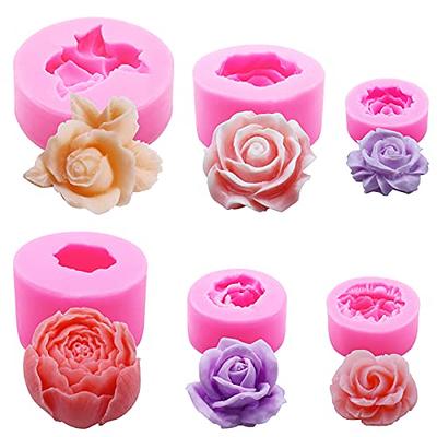  Flower Fondant Molds - 8 Pcs Flower and Butterfly Candy  Silicone Molds for Chocolate Fondant Polymer Clay Soap Crafting Projects &  Cake Decoration : Arts, Crafts & Sewing